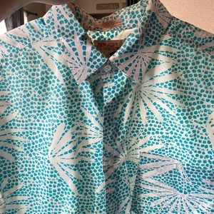 Fox Collection Vintage Short Sleeve Button Up